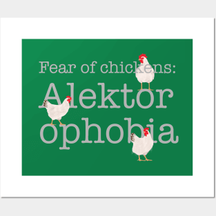 Fear of Chickens, Phobia Posters and Art